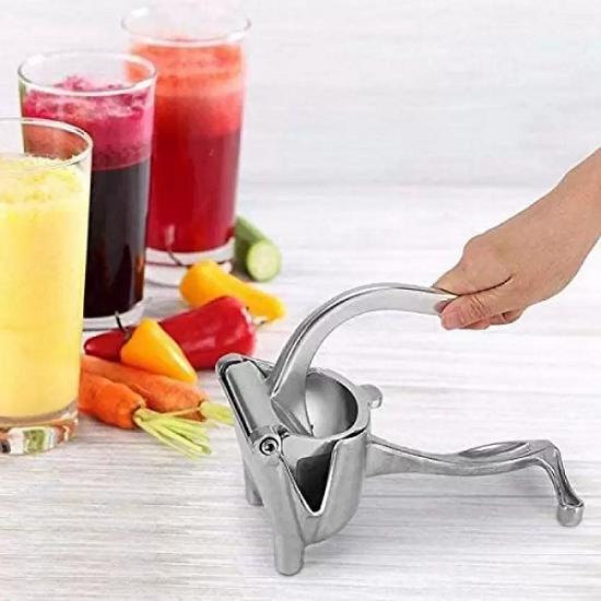 Hand Press Juicer, Aluminium Manual Fruit Squeezer Orange Juicer Heavy Duty Multipurpose Machine for fruits